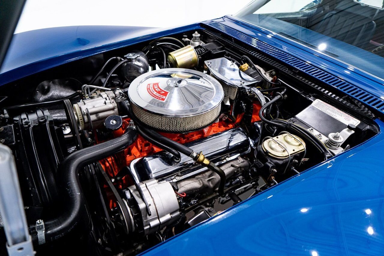 Chevrolet Corvette *PRIX EN USD* Matching numbers Top flight with extensive documentation 1968 Bleu Montréal - photo #15