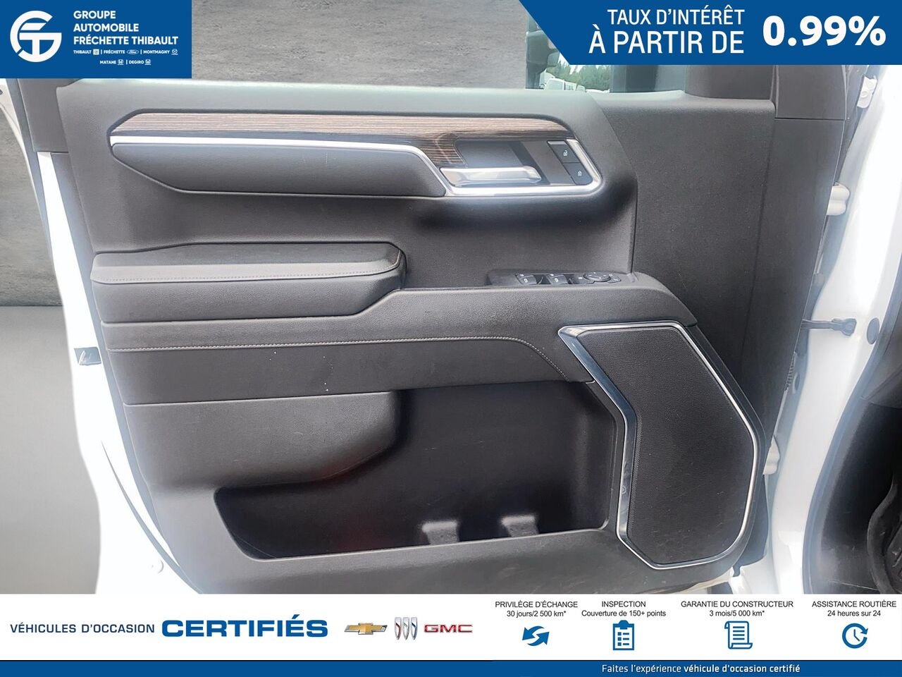 GMC SIERRA Elevation cabine multiplace 4RM 157 po 2024 Blanc Montmagny - photo #10