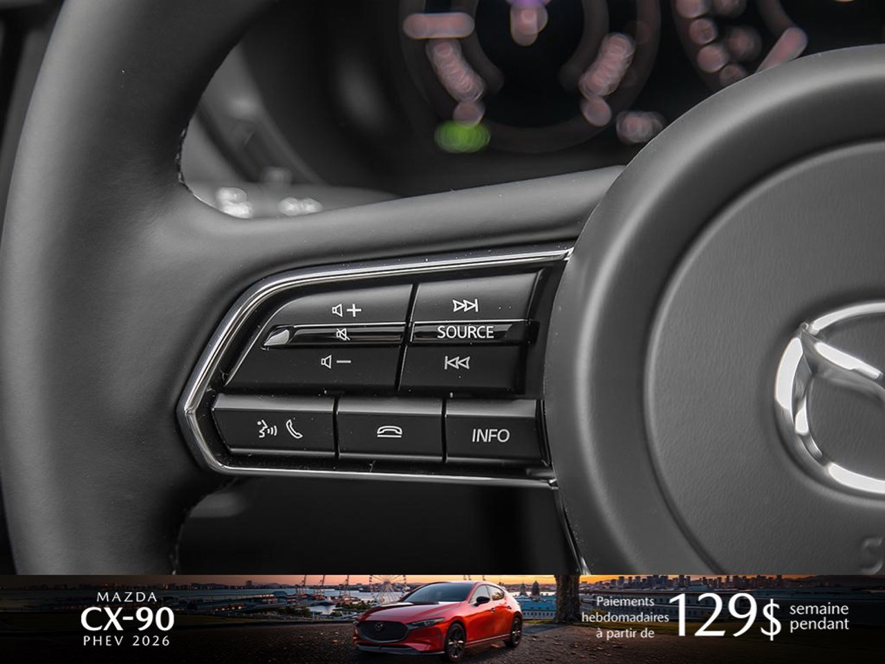 2026 Mazda CX-90 PHEV JM3KKCHA9T1382410 Deep Crystal Blue Mica Mirabel - photo #16