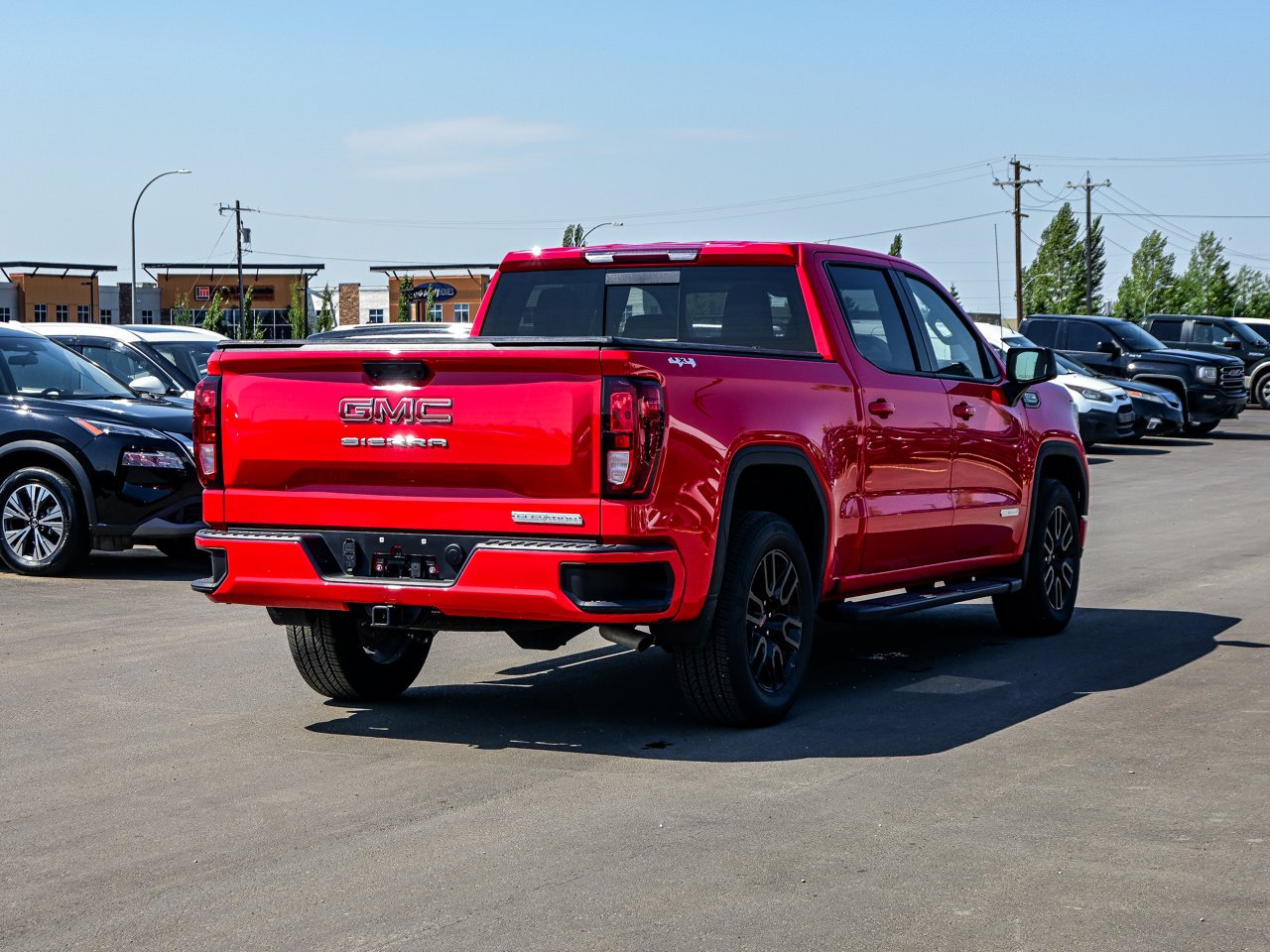 2025 GMC Sierra 1500 4WD Crew Cab 147 Elevation Red Sherwood Park - photo #12