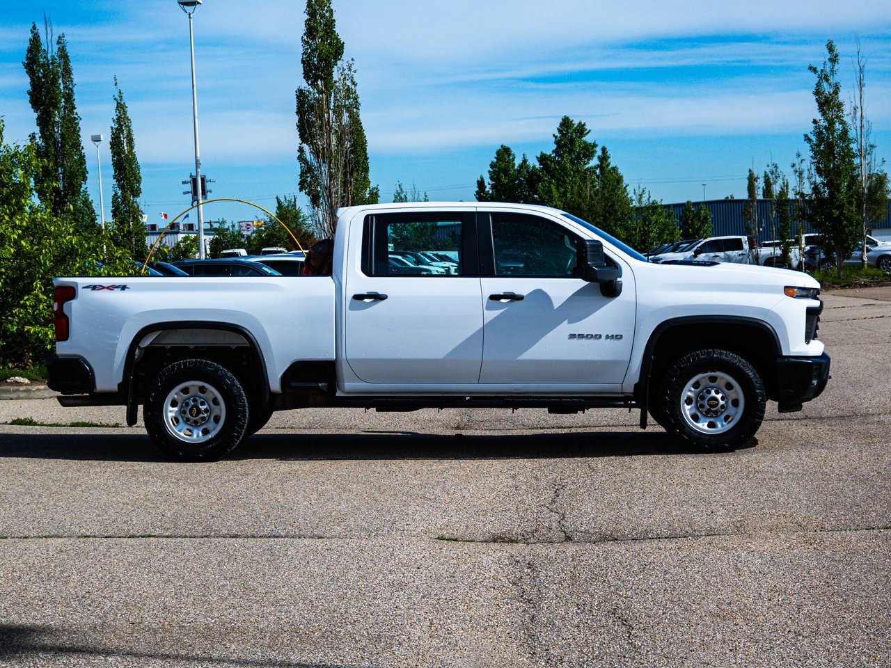 2024 Chevrolet Silverado 3500HD 4WD Crew Cab 159 Work Truck White Sherwood Park - photo #13