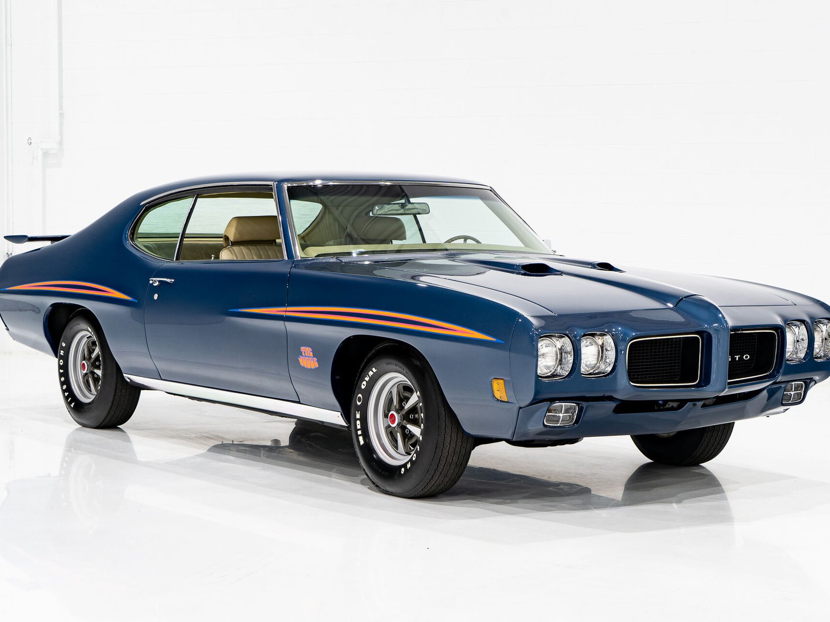 1970 Pontiac GTO The Judge Matching# Ram Air III 4-speed **PRIX EN USD** Blue Montreal - photo #29