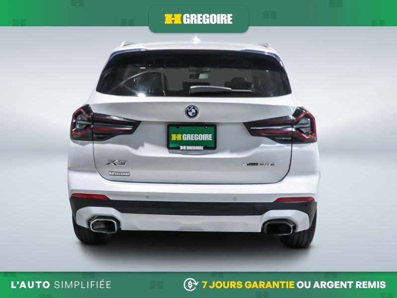 2022 BMW X3 White Saint-Eustache - photo #7