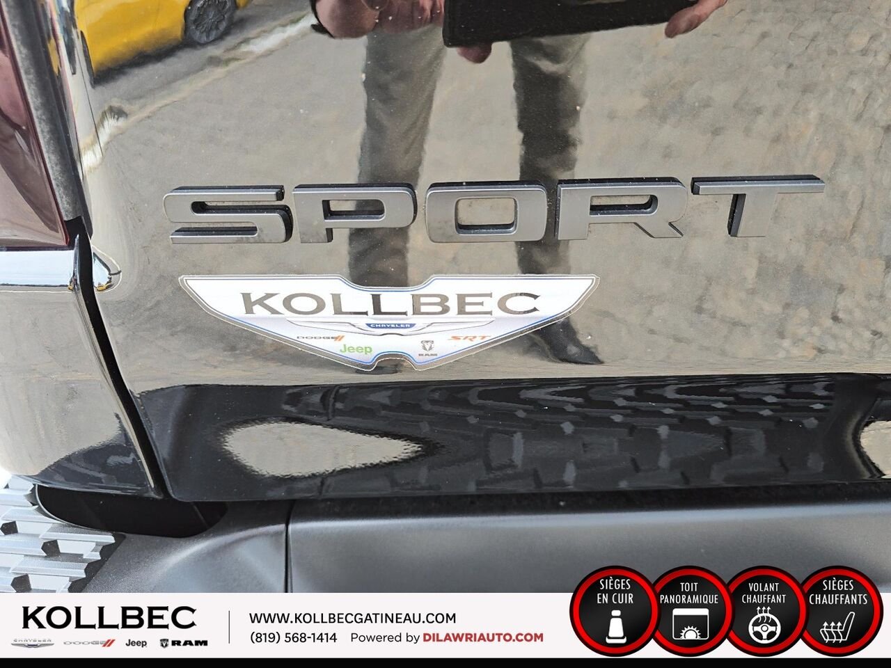 RAM 1500 SPORT Sport Crewcab 4x4 2025 Noir Ottawa & Gatineau - photo #16