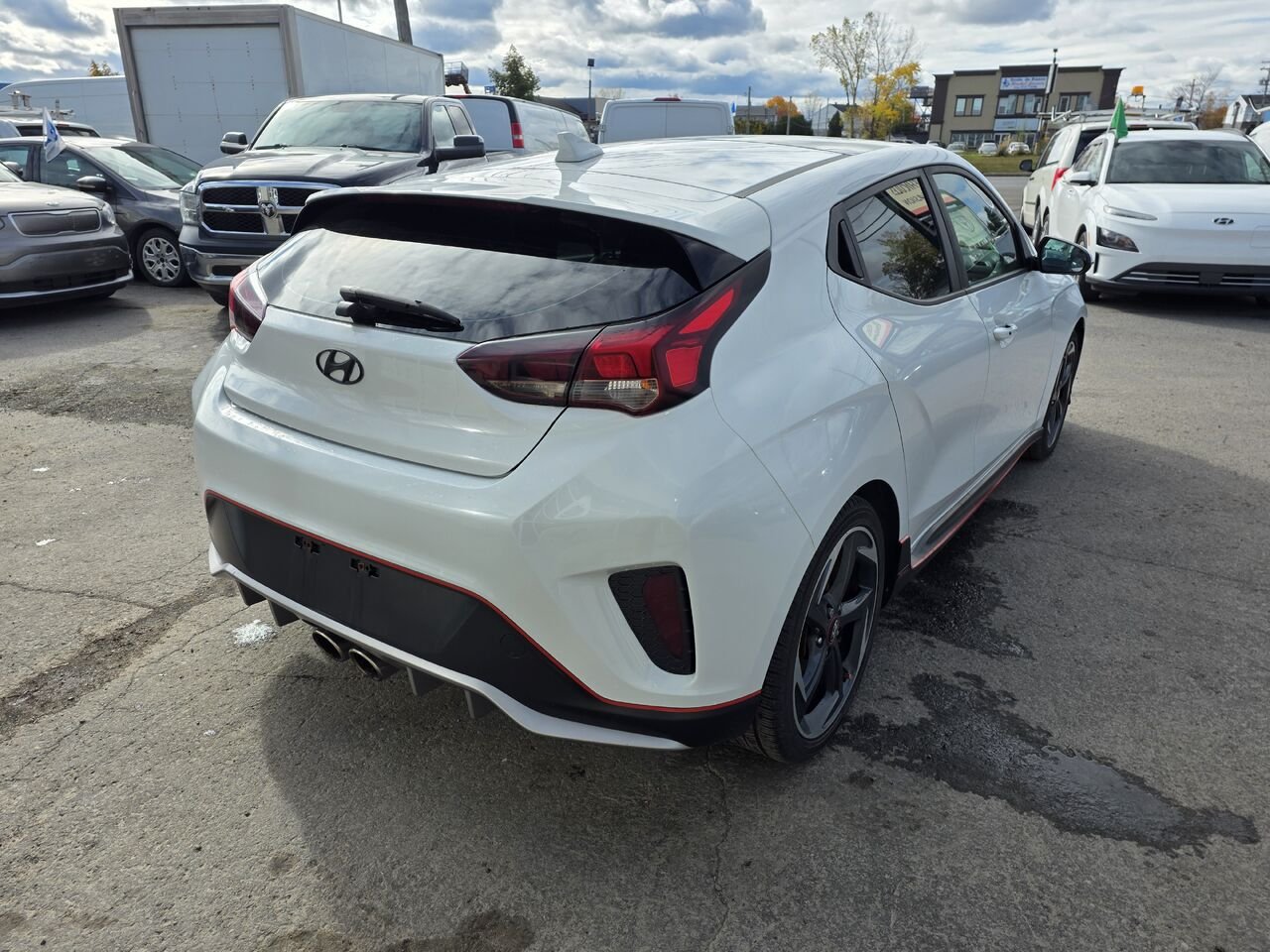 Hyundai Veloster 2019 Blanc Longueuil, - photo #5