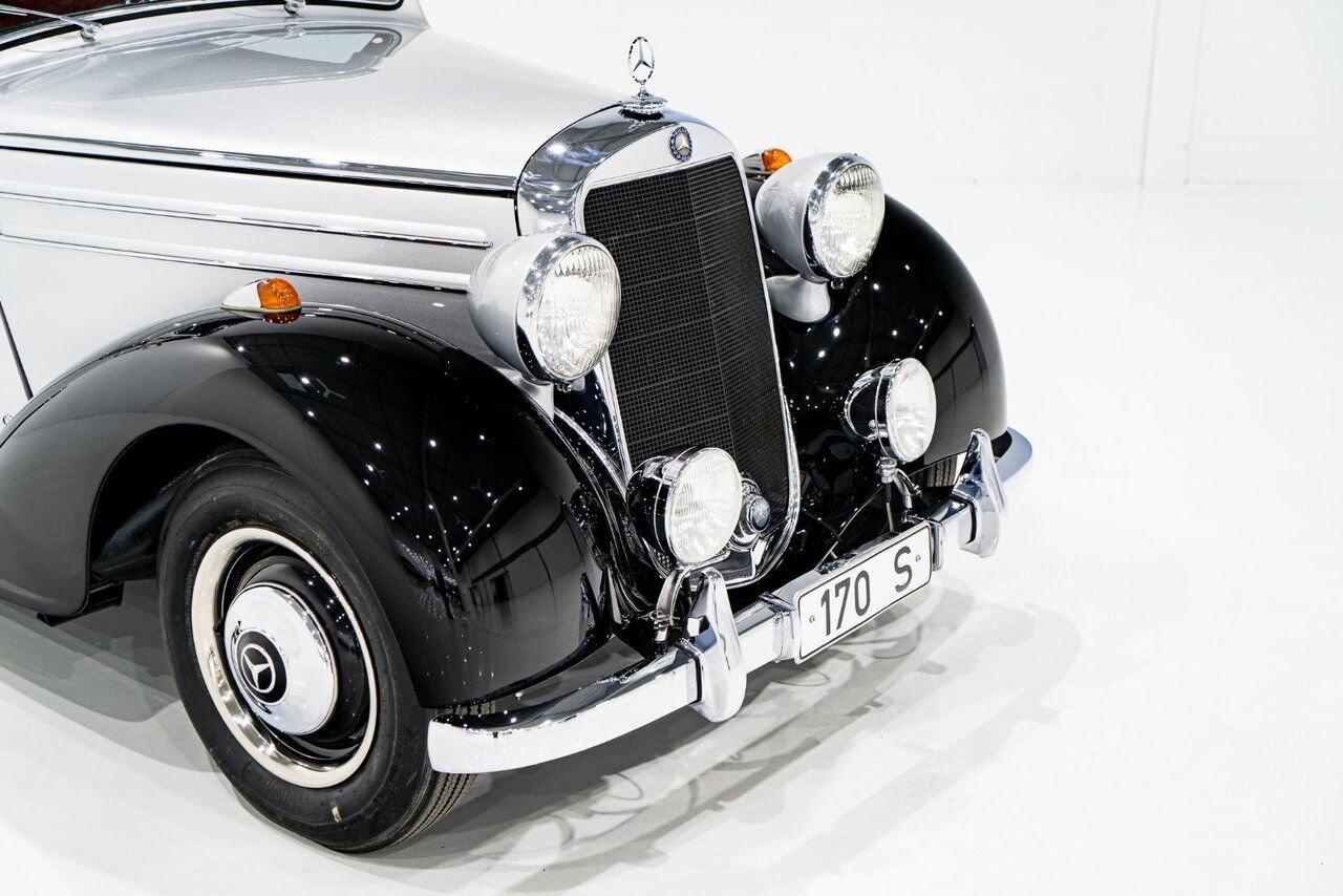 1950 Mercedes-Benz 170S Cabriolet B Wonderfully Presented Old Restoration Grey Montreal - photo #3