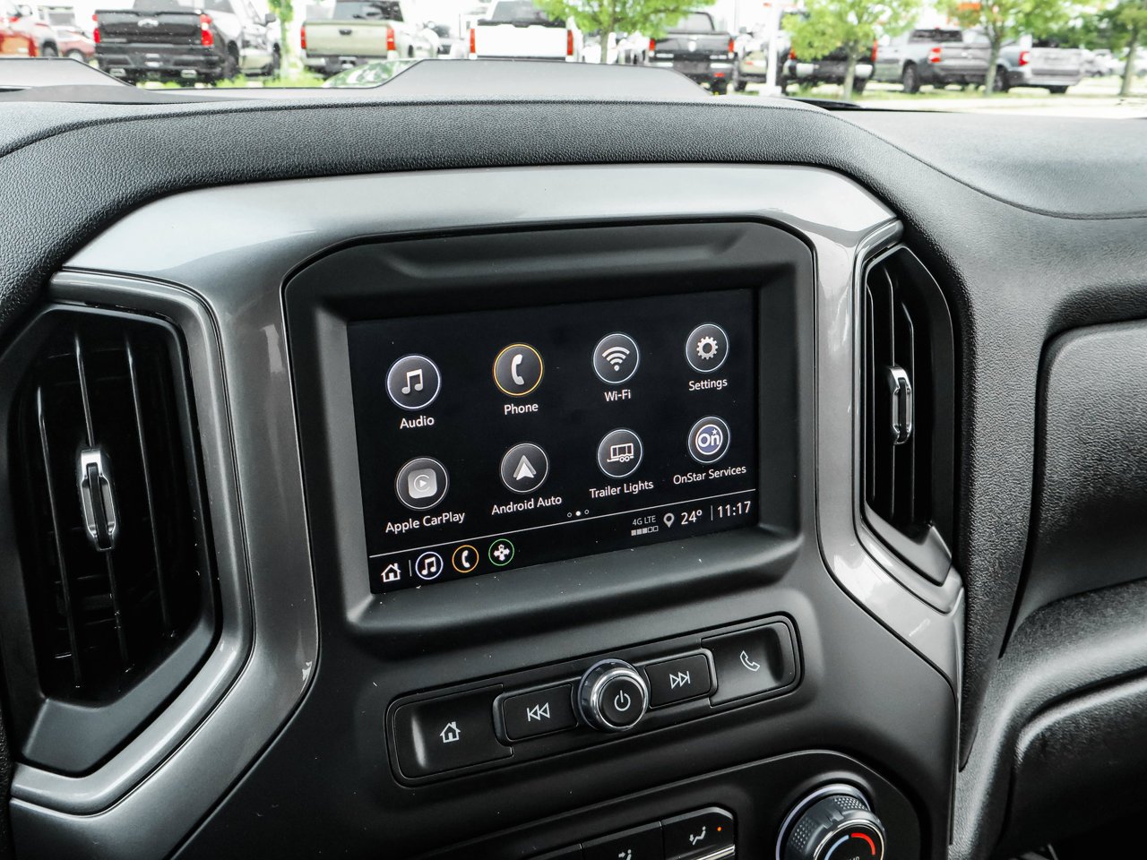 2024 Chevrolet Silverado 1500 4WD Crew Cab 147 Custom Trail Boss Grey Sherwood Park - photo #25