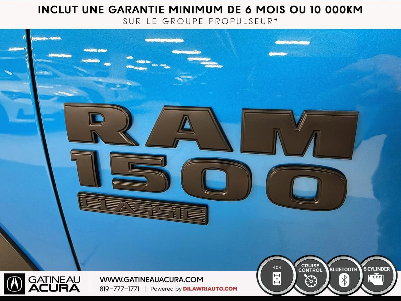 Ram 1500 Classic Warlock Quad Cab 4x4 2021 Bleu Ottawa & Gatineau - photo #14