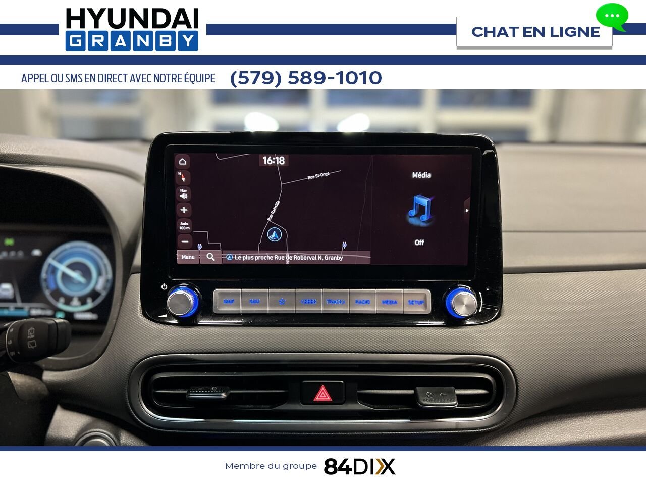 Hyundai Kona électrique 2023 Noir Granby - photo #18
