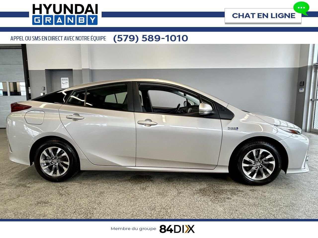 TOYOTA Prius Prime 2021 Gris Granby - photo #7