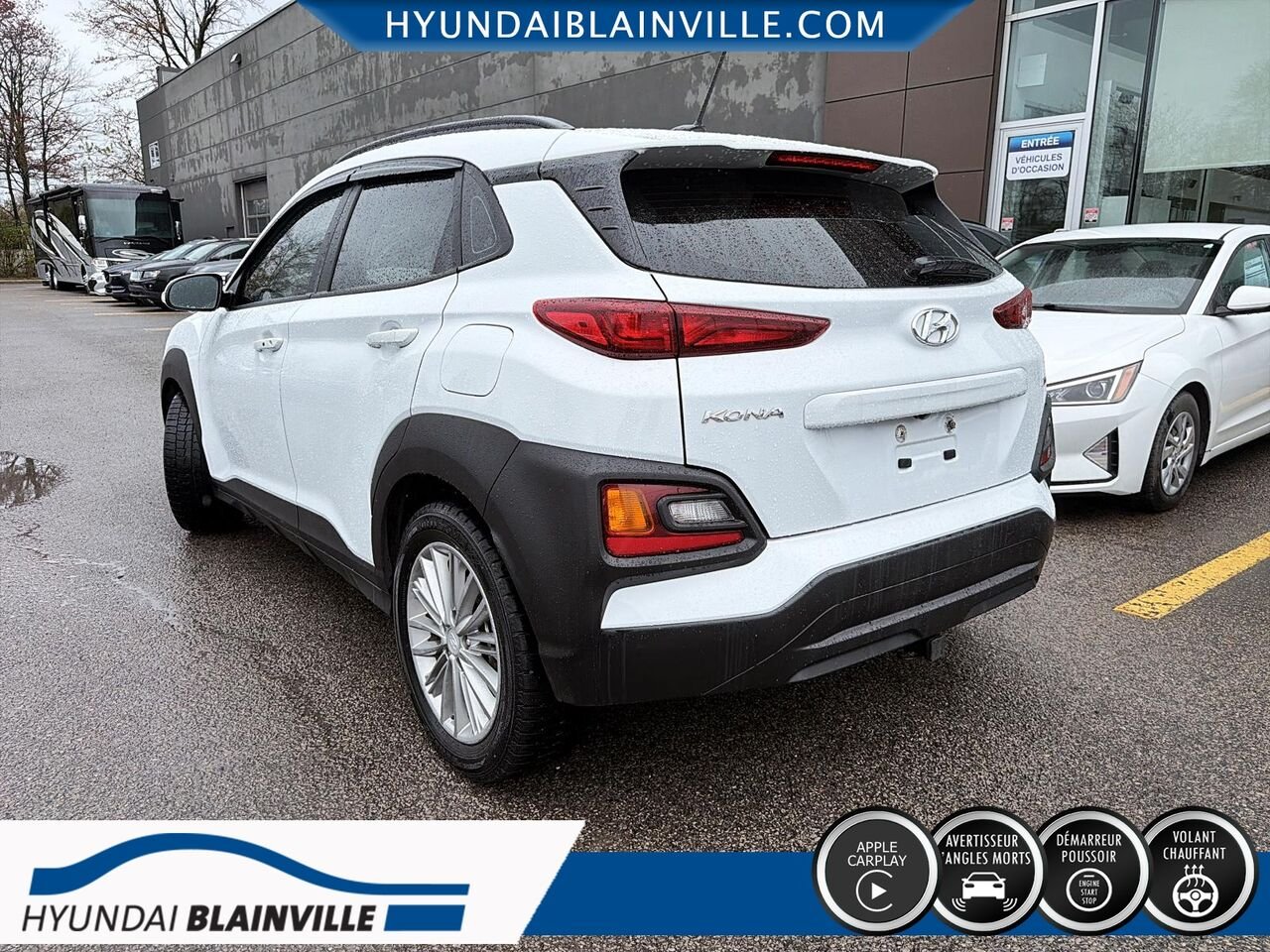 2020 Hyundai Kona White Blainville - photo #5