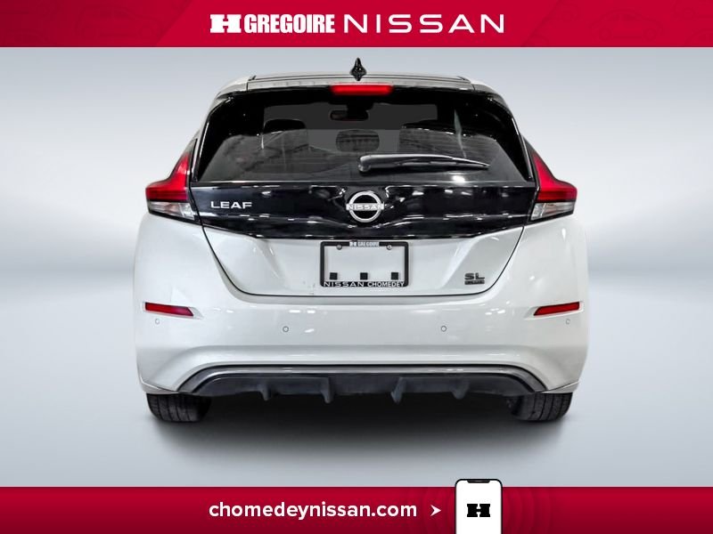 Nissan Leaf CL6917 | SL PLUS * Mag * Cuir * Volant Chauffant * 2023 Blanc Laval - photo #7