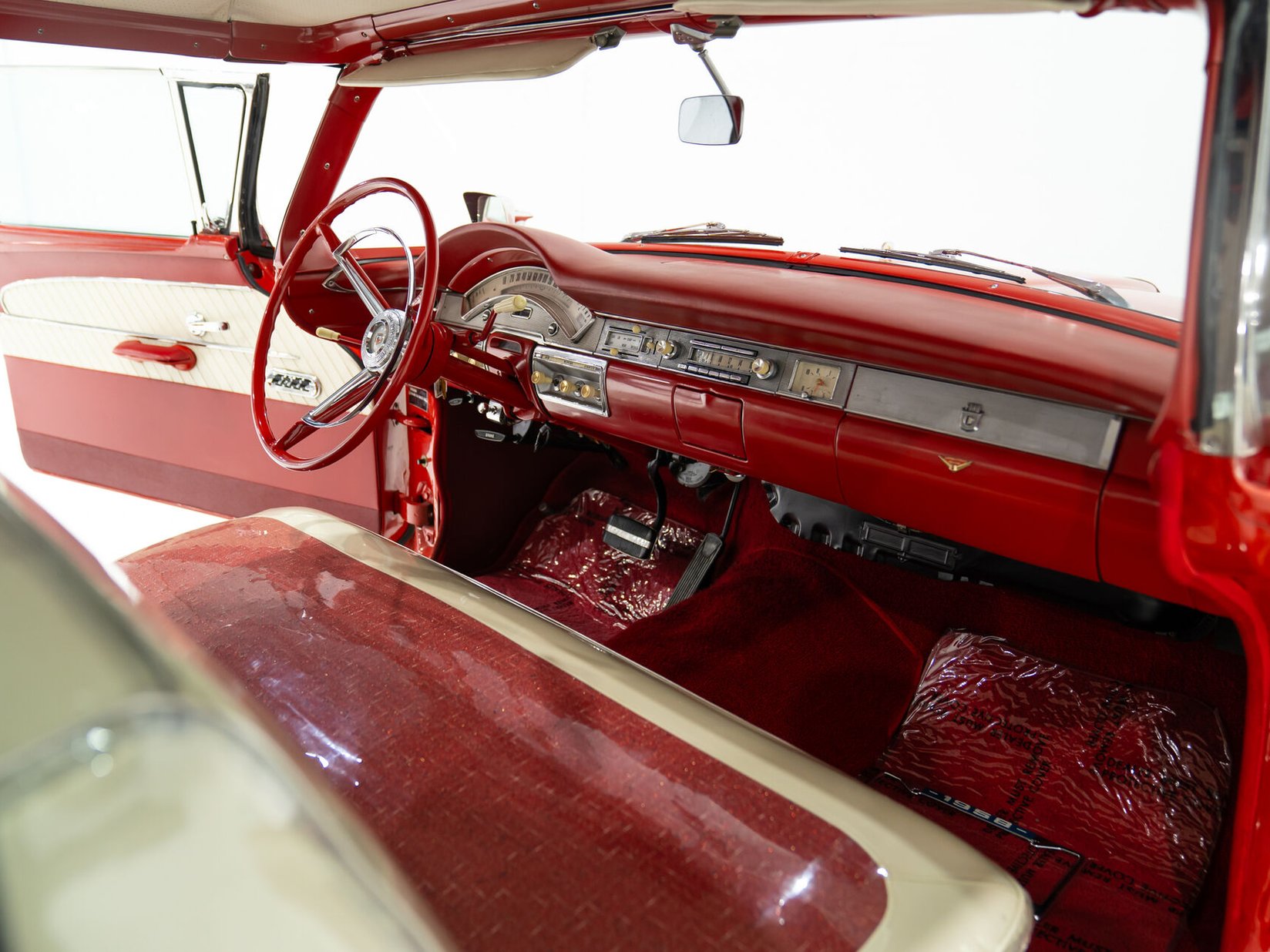 1958 Ford Fairlane 500 Skyliner Interceptor de police 352 CID Entièrement restaurée **PRIX EN USD** Montreal - photo #53