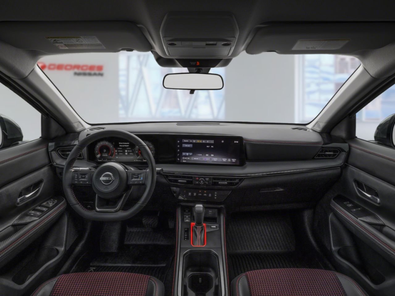 NISSAN Kicks 2026 Teinte braise écarlate/Noir intense Saint-Georges - photo #9