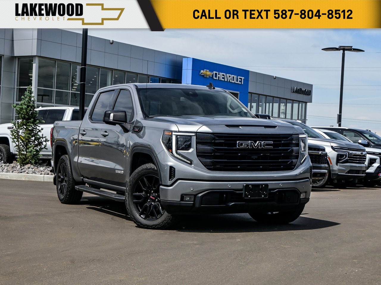 2024 GMC Sierra 1500 4WD Crew Cab 147 Elevation Grey Sherwood Park - photo #0