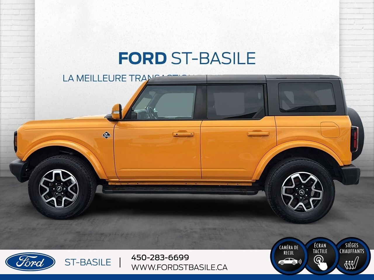 2022 Ford Bronco Orange Saint-Basile-le-Grand - photo #2