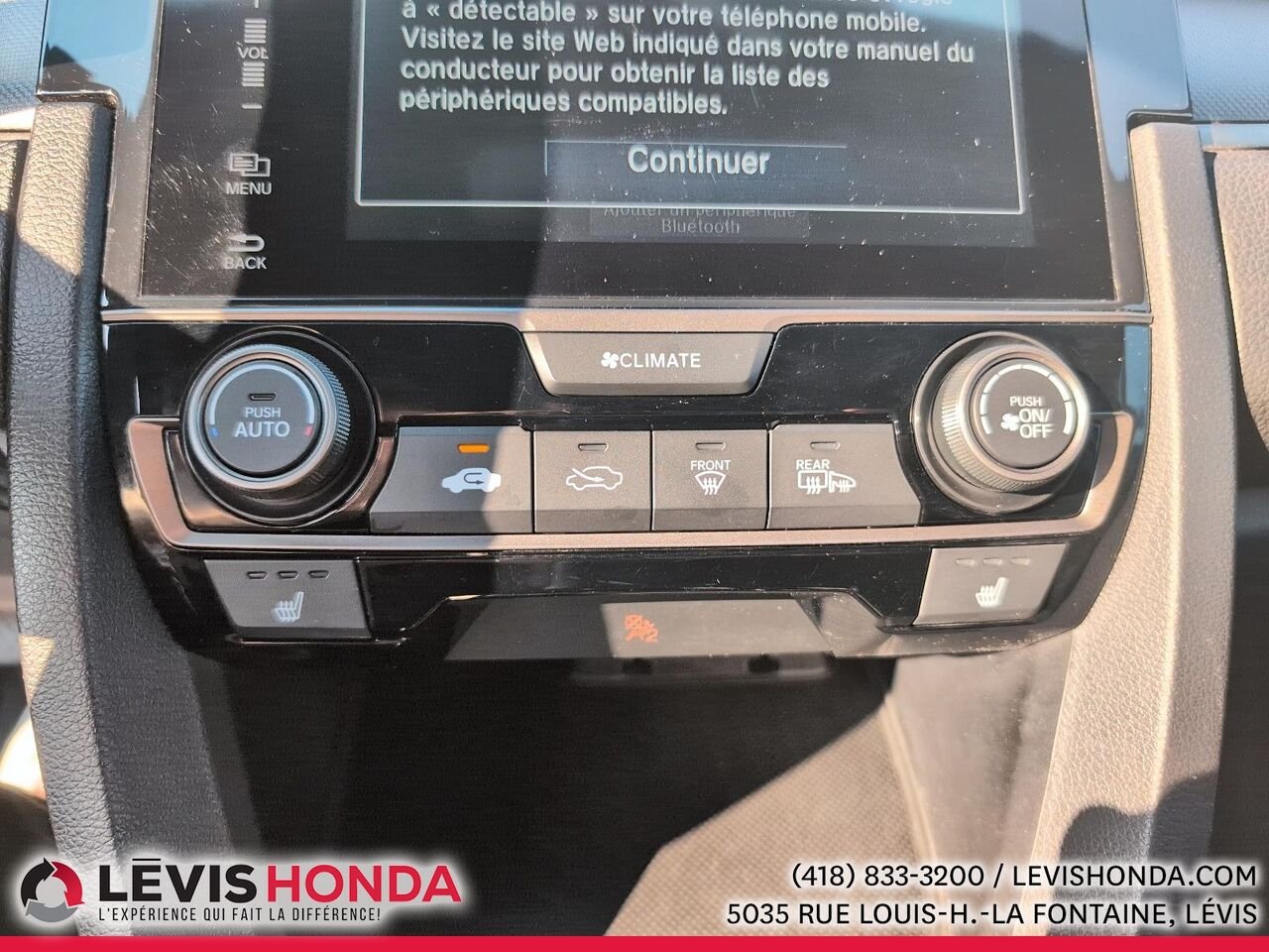 Honda Civic Hayon LX LX 5 portes BM 2017 Gris Lévis - photo #24