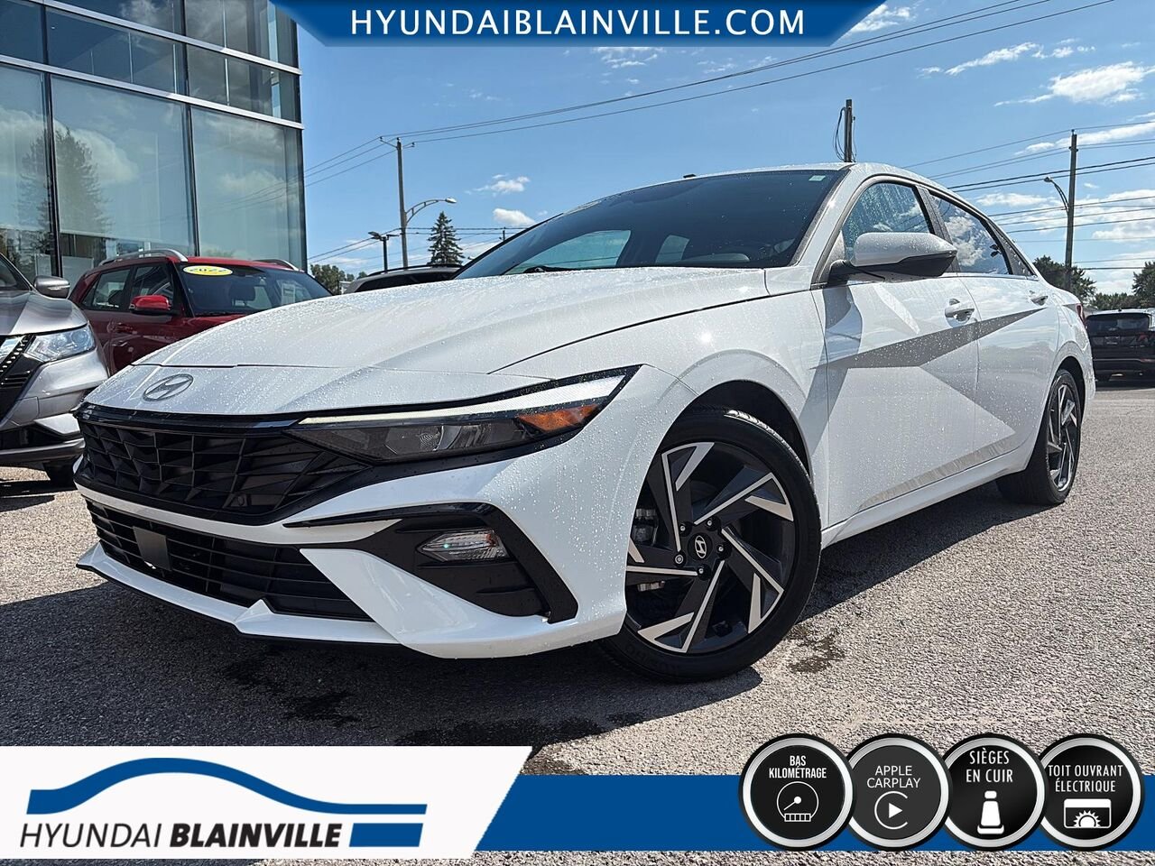 Hyundai Elantra 2024 Blanc Blainville - photo #0