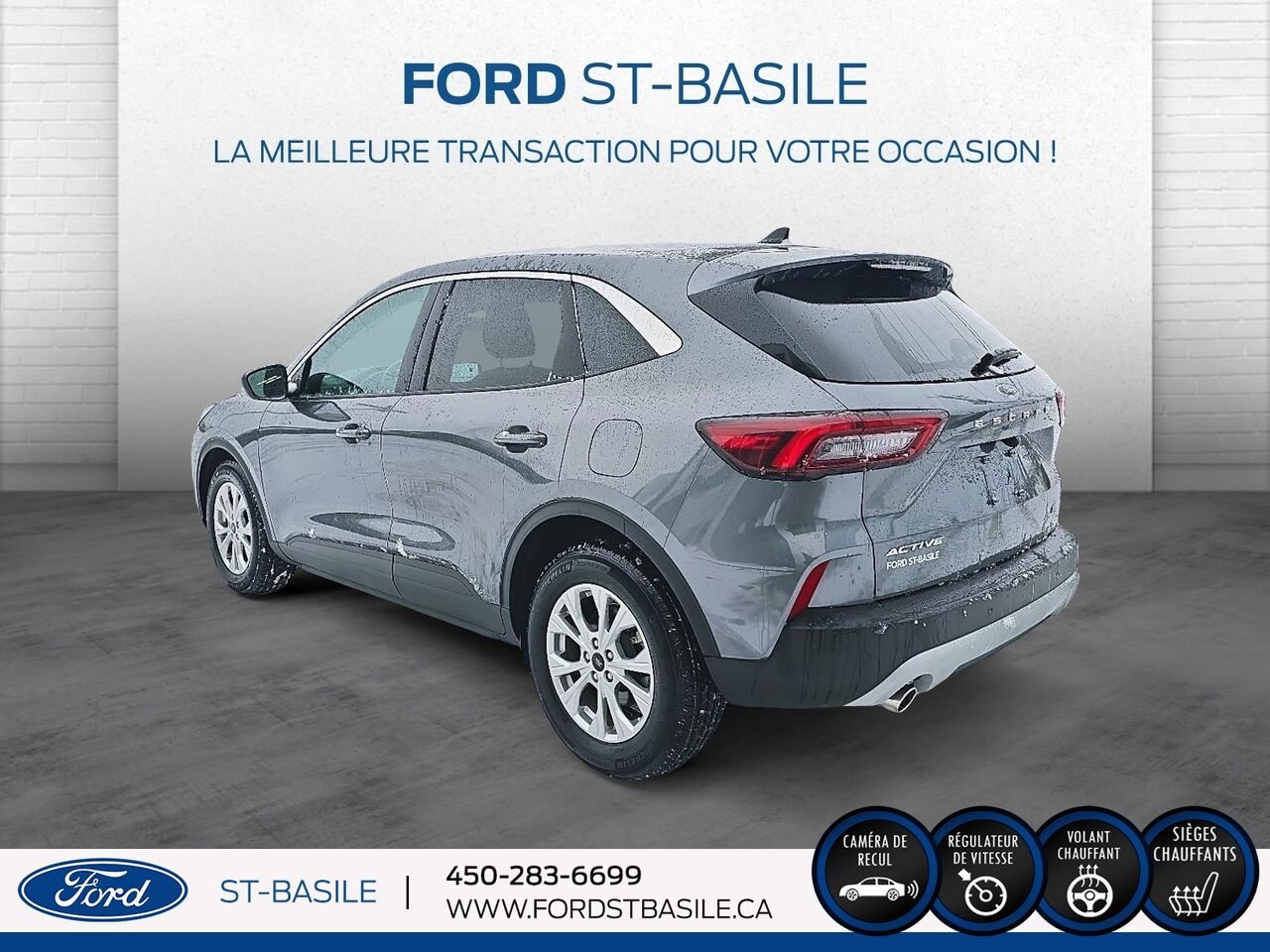 2023 Ford Escape Grey Saint-Basile-le-Grand - photo #4