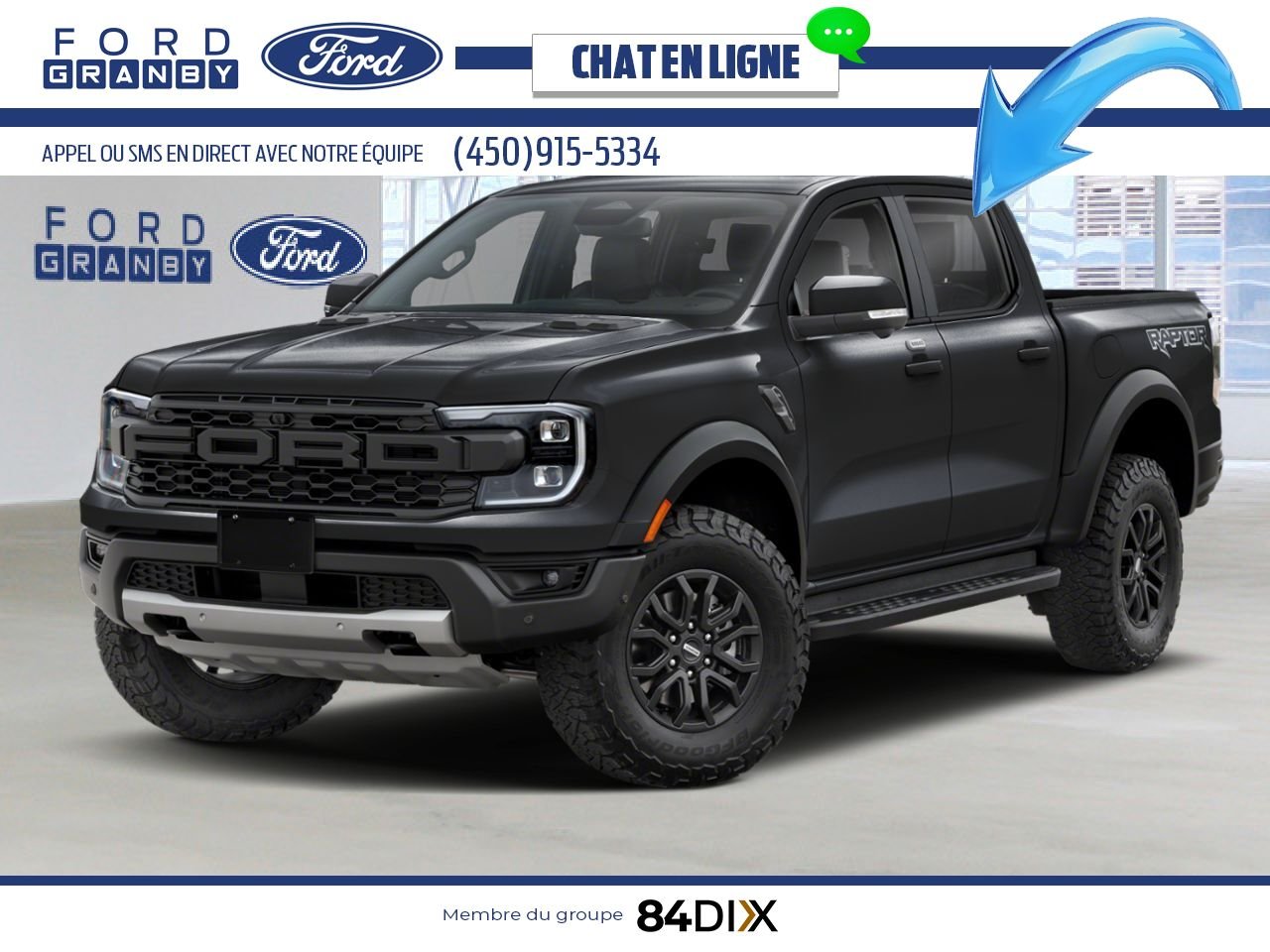 Ford Ranger 2025 Noir ombre Granby - photo #0