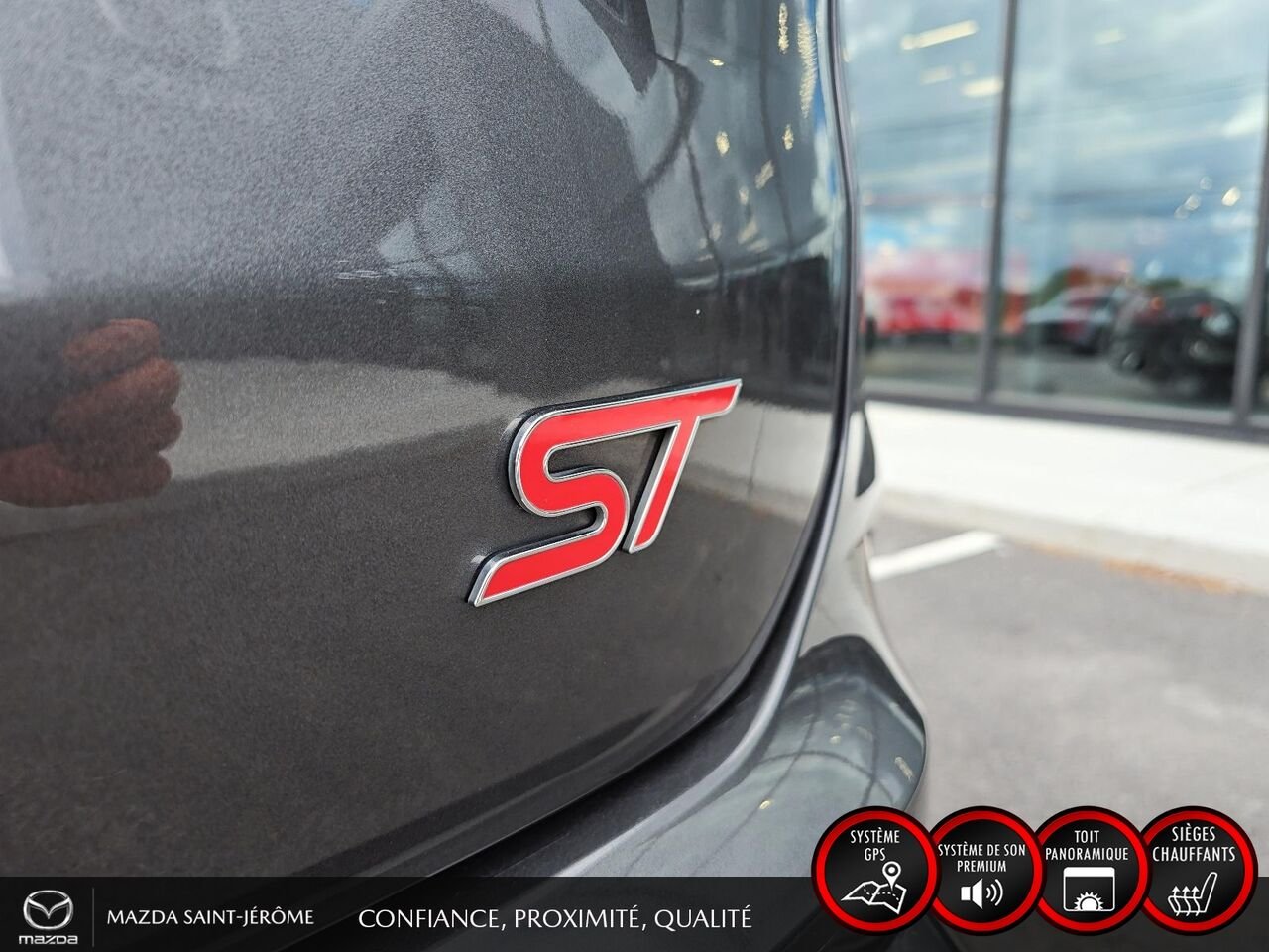 2020 Ford Edge ST | TOIT PANO | AWD | CUIR | Grey Saint-Jérôme - photo #8