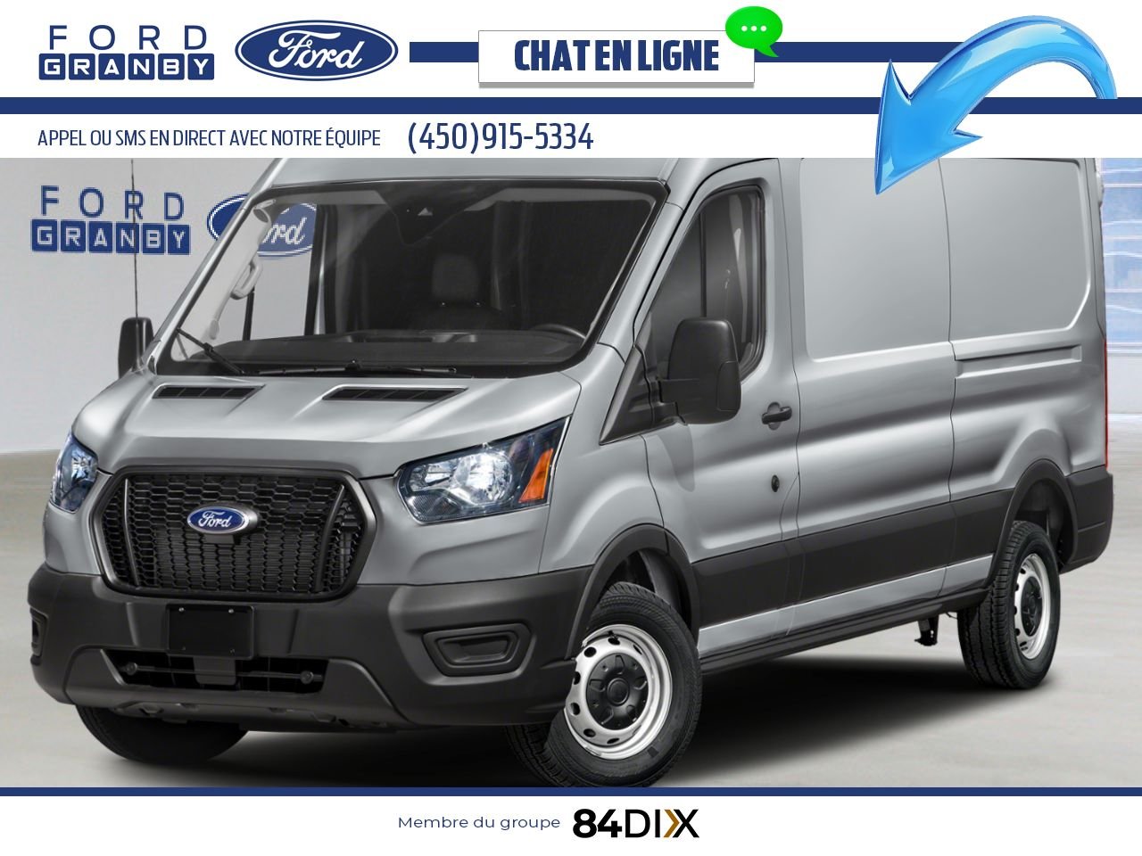 Ford Transit fourgon utilitaire 2025 Argent lingot métallisé Granby - photo #0