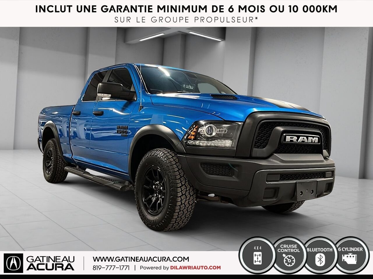 Ram 1500 Classic Warlock Quad Cab 4x4 2021 Bleu Ottawa & Gatineau - photo #9