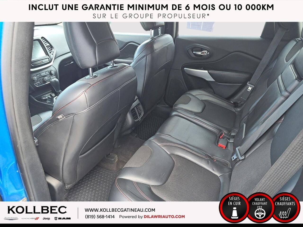 JEEP CHEROKEE Trailhawk 4x4 2018 Bleu Ottawa & Gatineau - photo #22
