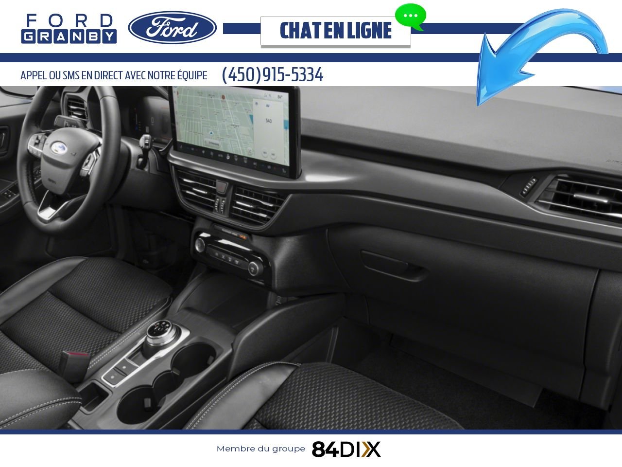 Ford Escape 2025 Noir agate métallisé Granby - photo #6