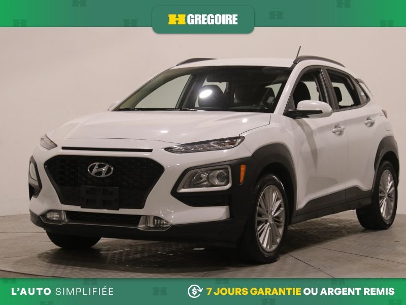 Hyundai Kona 822192 | Preferred AWD AUTO AC GR ELECT MAGS CAM RECUL BLEU 2020 Blanc Laval - photo #2