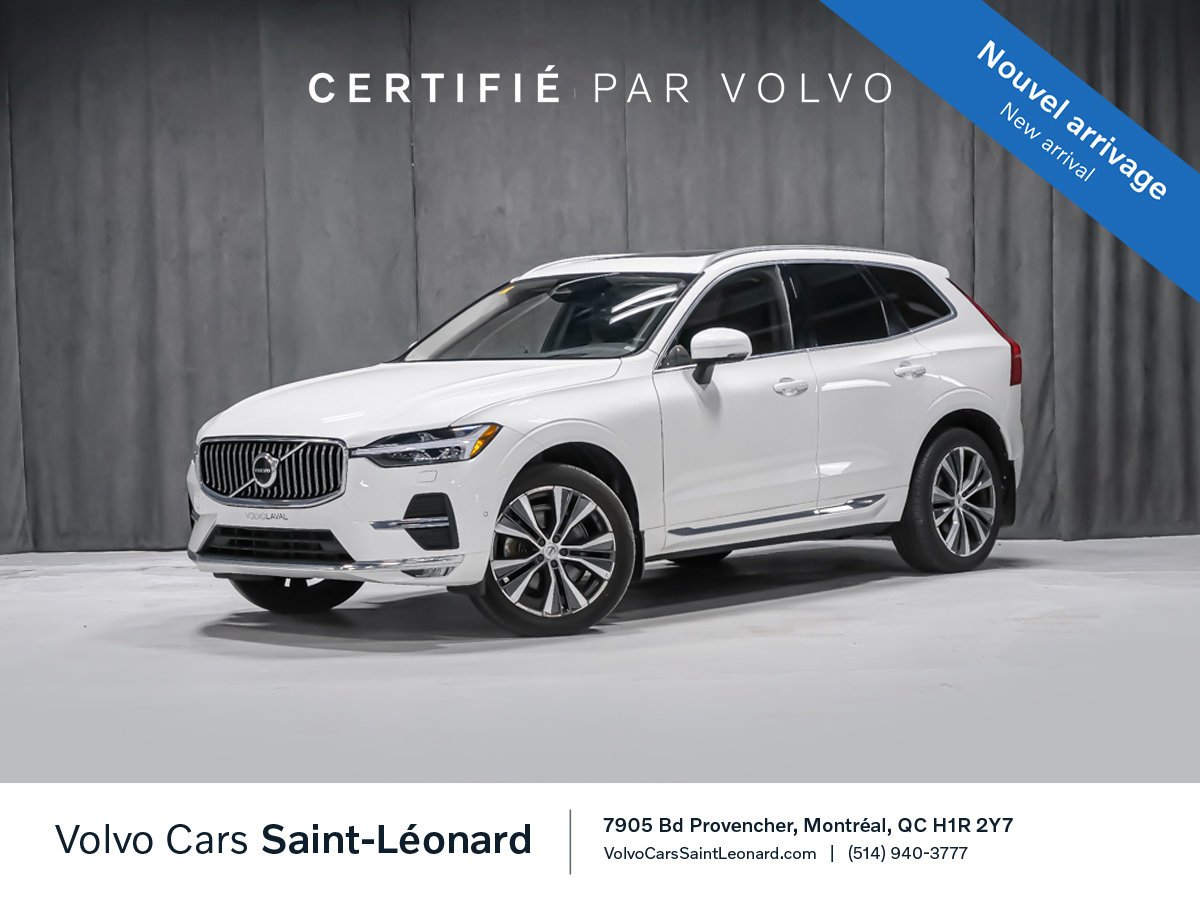 Volvo XC60 B6 INSCRIPTION ADVANCED CLIMATE BOWERS 2022 Blanc Montréal - photo #0