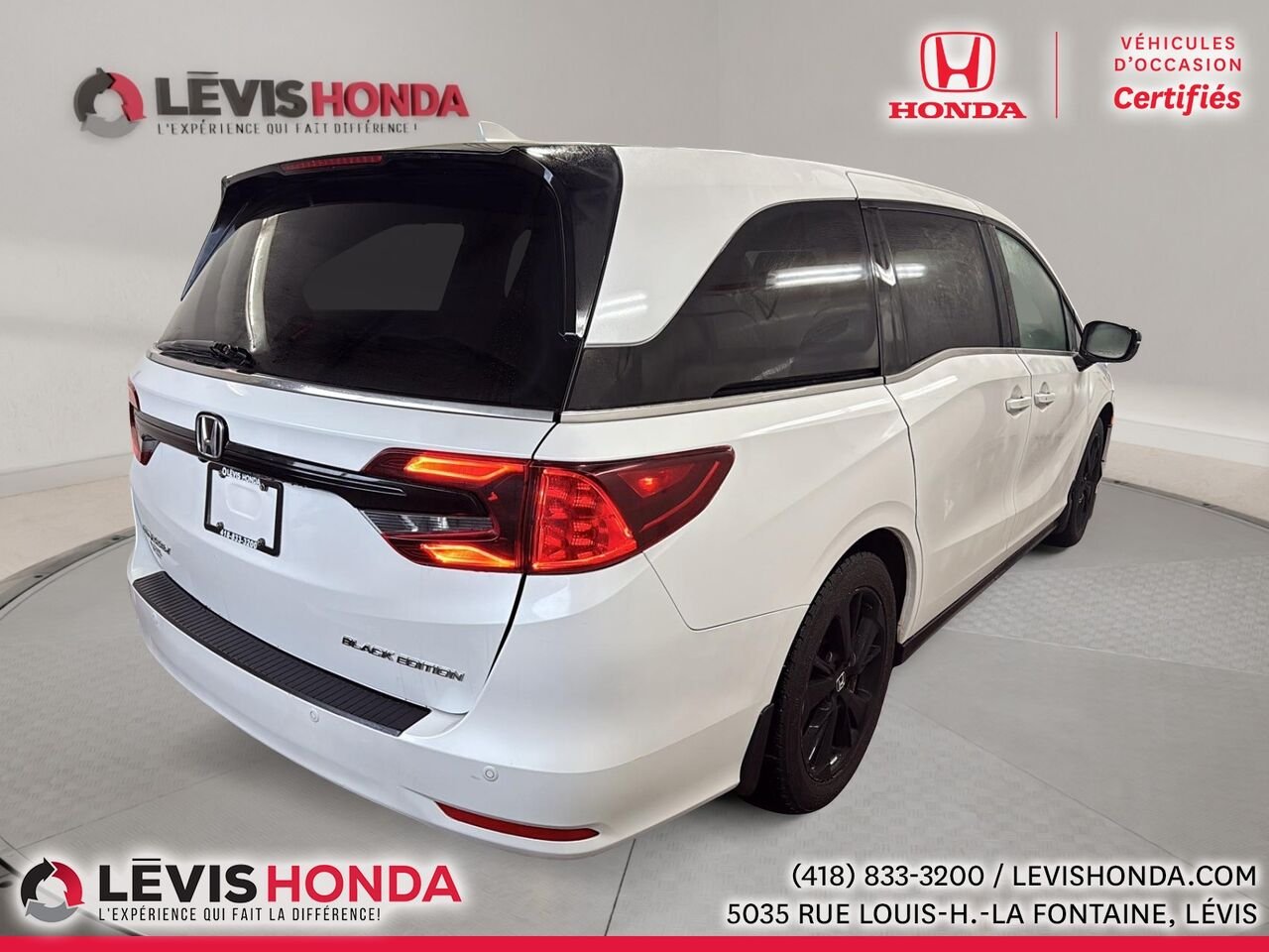 Honda Odyssey Black Edition Black Edition BA 2023 Blanc Lévis - photo #6