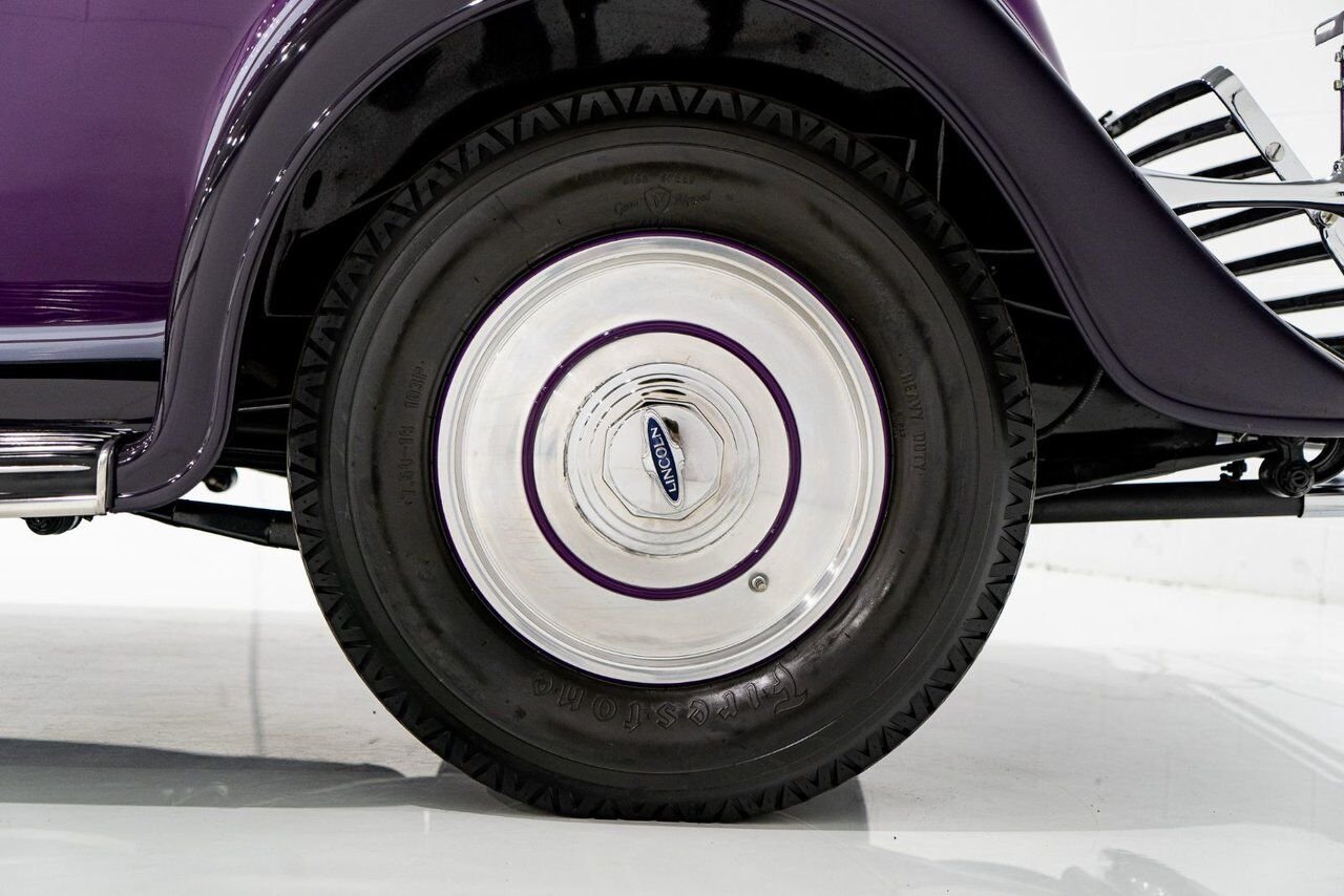 1933 Lincoln KB Victoria Coupe One Of 18 Built, And The Only Known Surviving **PRICE IN USD** Purple Montreal - photo #48