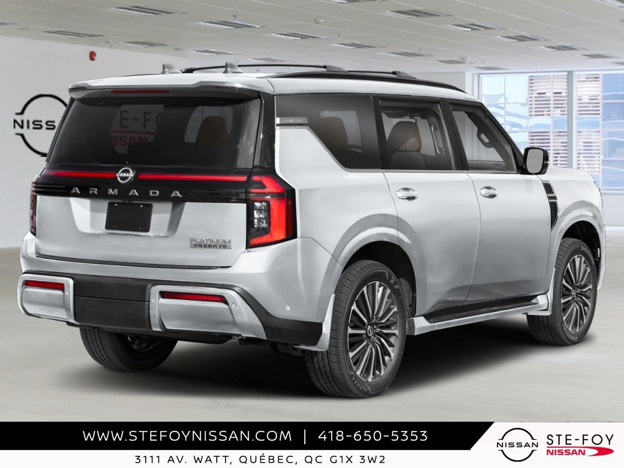 2026 NISSAN Armada Everest White Pearl Tricoat Ste-Foy - photo #2
