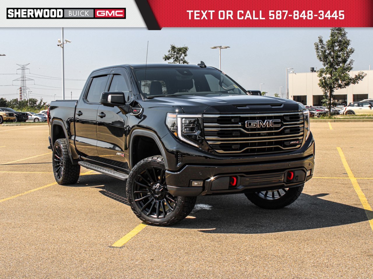 2026 GMC Sierra 1500 4WD Crew Cab 147 AT4 Black Sherwood Park - photo #0