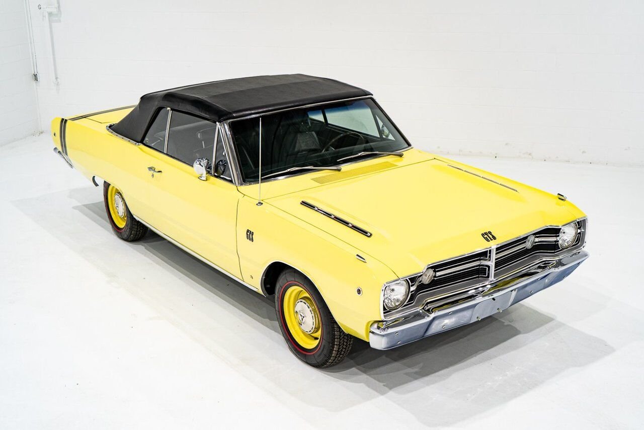 1968 Dodge Dart *PRIX EN USD* GTS Conv Matching #s 340 cu in With Original Built Sheet Yellow Montreal - photo #77