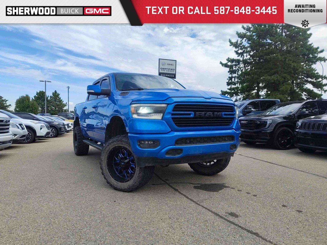 2021 Ram 1500 Sport 4x4 Crew Cab 5'7 Box Blue Sherwood Park - photo #0