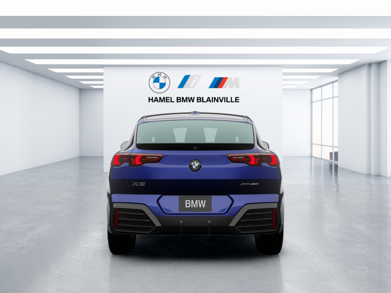 2026 BMW X2 Frozen Portimao Blue Metallic Blainville - photo #4