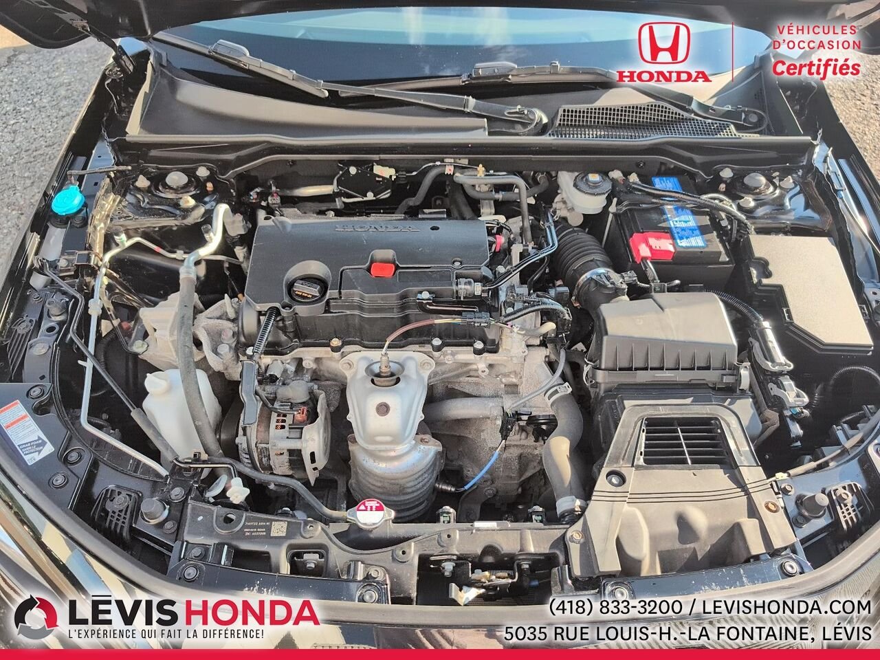 Honda Civic Sport-B Sport-B CVT 2023 Noir Lévis - photo #15