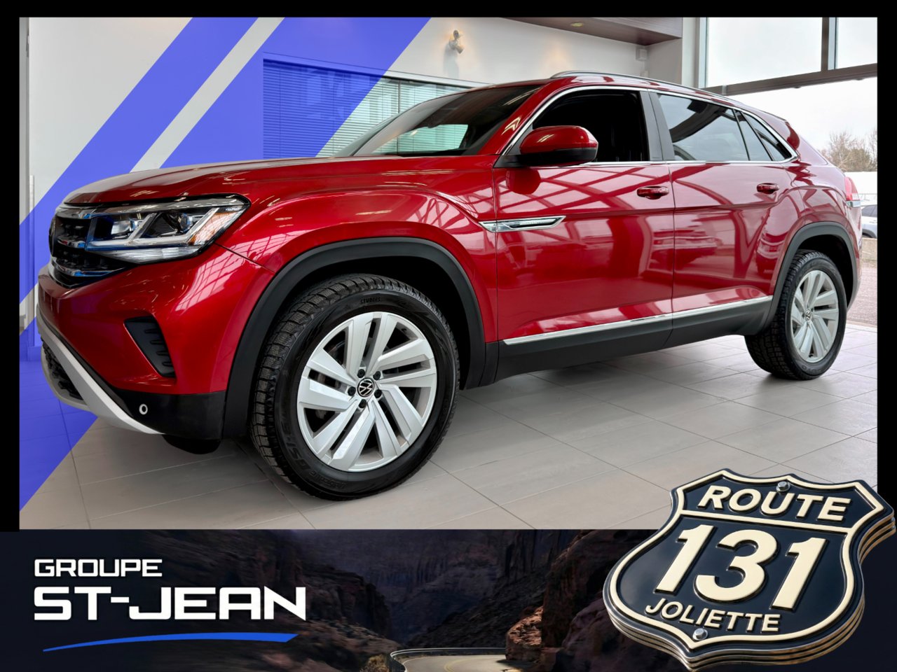 Volkswagen Atlas Cross Sport 2021 Rouge Notre-Dame-des-Prairies - photo #0