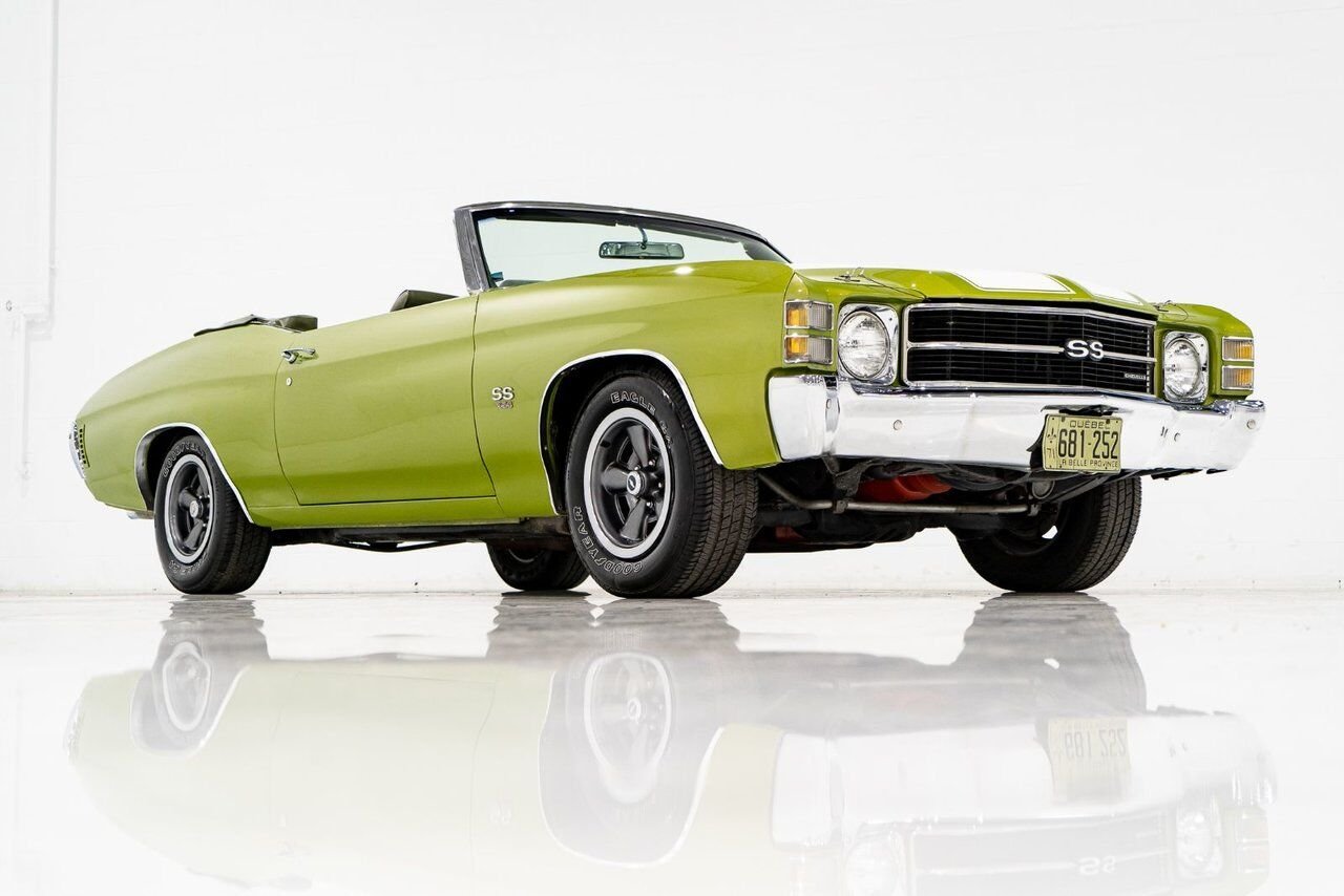 Chevrolet Chevelle SS Matching numbers 454 LS5 4-speed 1971 Vert Montréal - photo #38