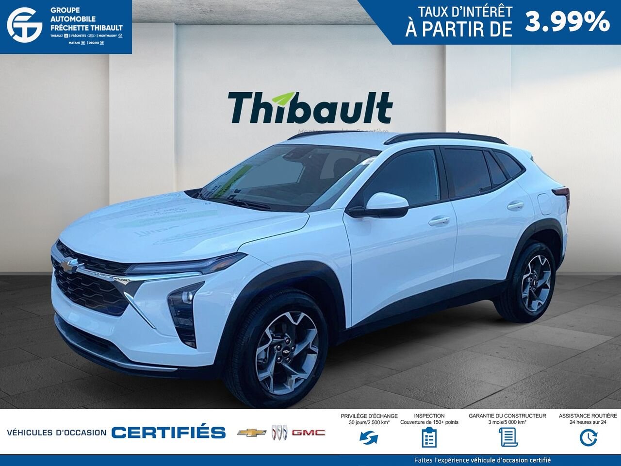 CHEVROLET TRAX Traction avant 4 portes LT 2025 Blanc Montmagny - photo #0