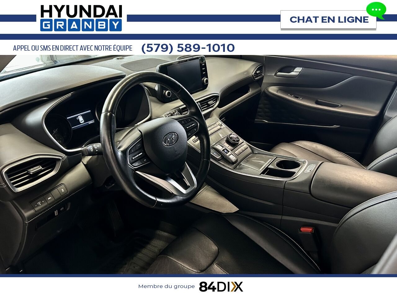 Hyundai Santa Fe 2022 Noir Granby - photo #10