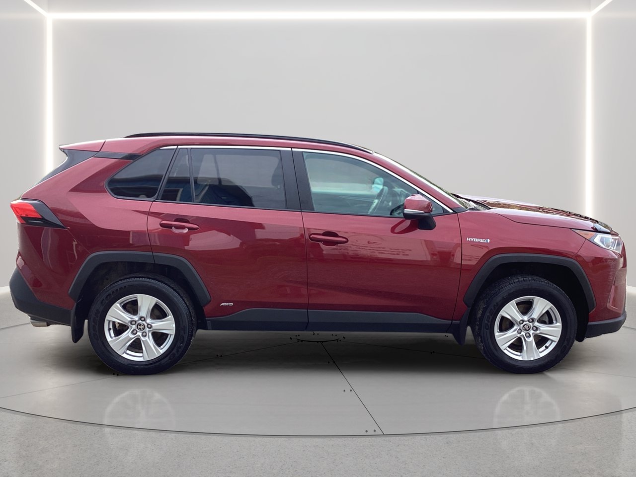 Toyota RAV4 hybride XLE TI 2021 Rouge Gatineau - photo #5