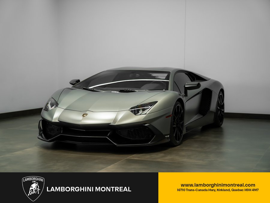Lamborghini Aventador LP720-4 50th ANNIVERSARIO 9776 MILES 2014 Gris