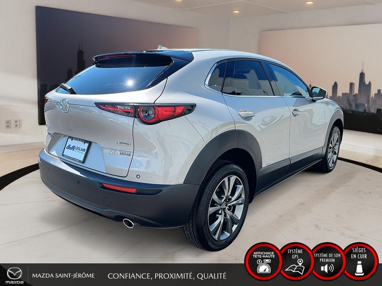 Mazda CX-30 GT | TOIT OUVRANT | CUIR | AWD | 2024 Gris Saint-Jérôme - photo #5