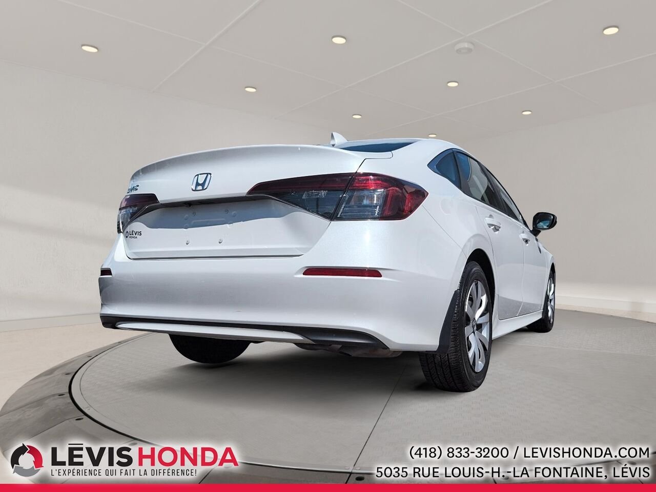 Honda Civic LX LX CVT 2025 Blanc Lévis - photo #9
