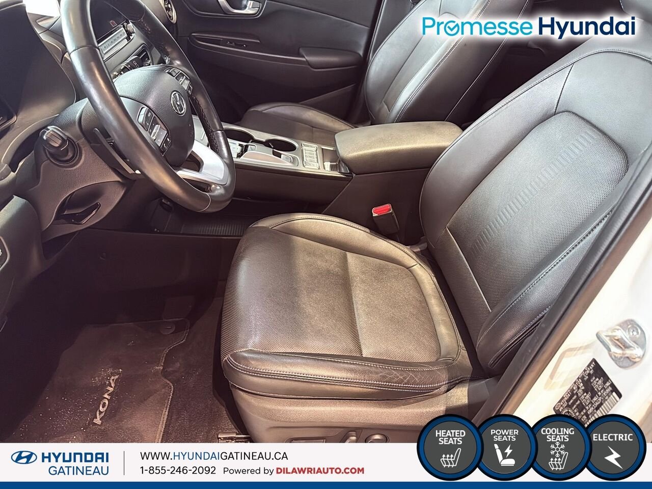 2023 Hyundai Kona Electric White Gatineau - photo #7