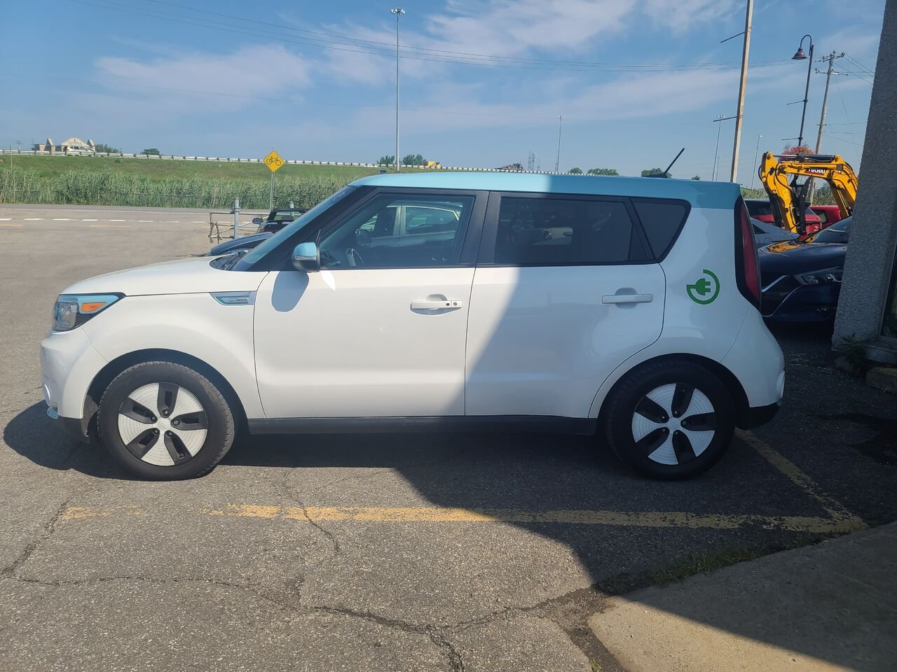 Kia Soul EV 2018 Blanc Longueuil, - photo #1