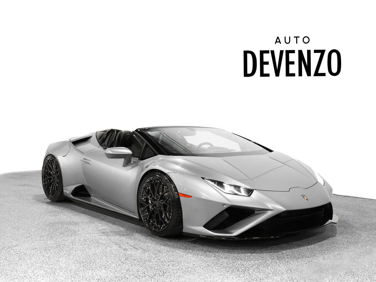Silver 2021 Lamborghini Huracan Convertible Rear-Wheel Drive Automatic